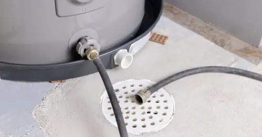 Draining a water heater